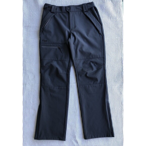 Dakine Pants - Dakine Snow Pants Mens M Black Camo Soft Shell Fleece Lined Ski Snowboard